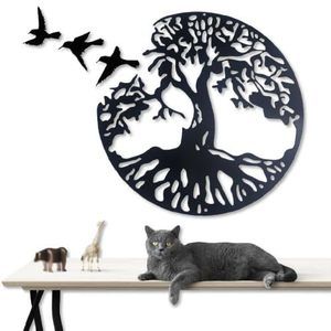 4pcs Tree Of Life Metal Wall Art Decor, 23in Large Outdoor Garden Wall🫱